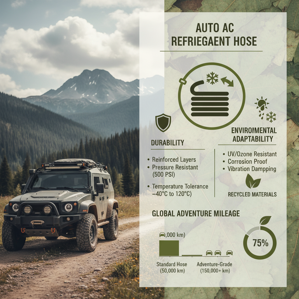 High Performance Auto AC Refrigerant Hose for Vehicle Cooling