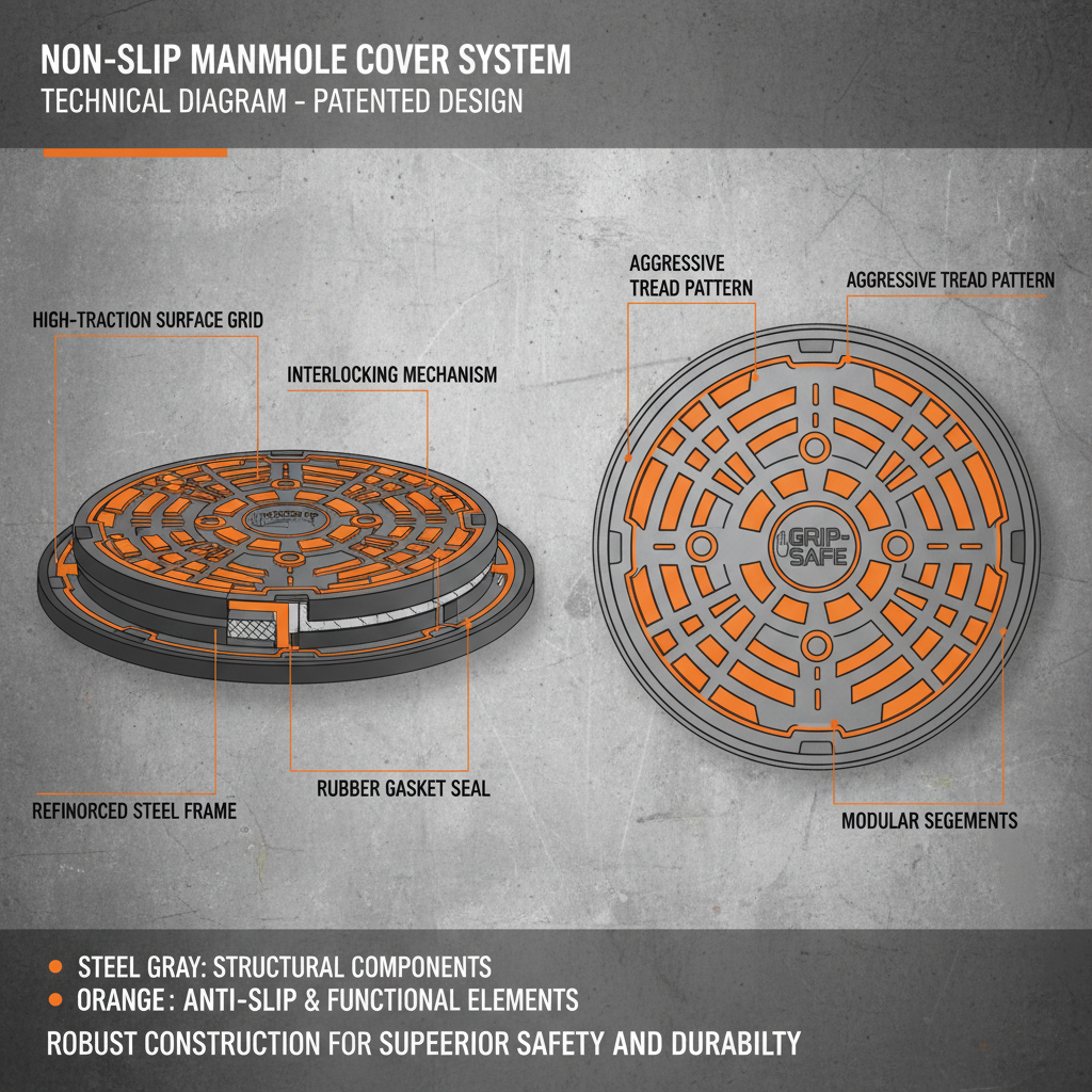 High Quality Non Slip Manhole Covers for Urban Safety and Industry