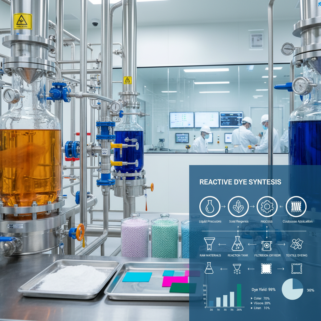 Industrial Application and Reactive Dye Example for Textiles
