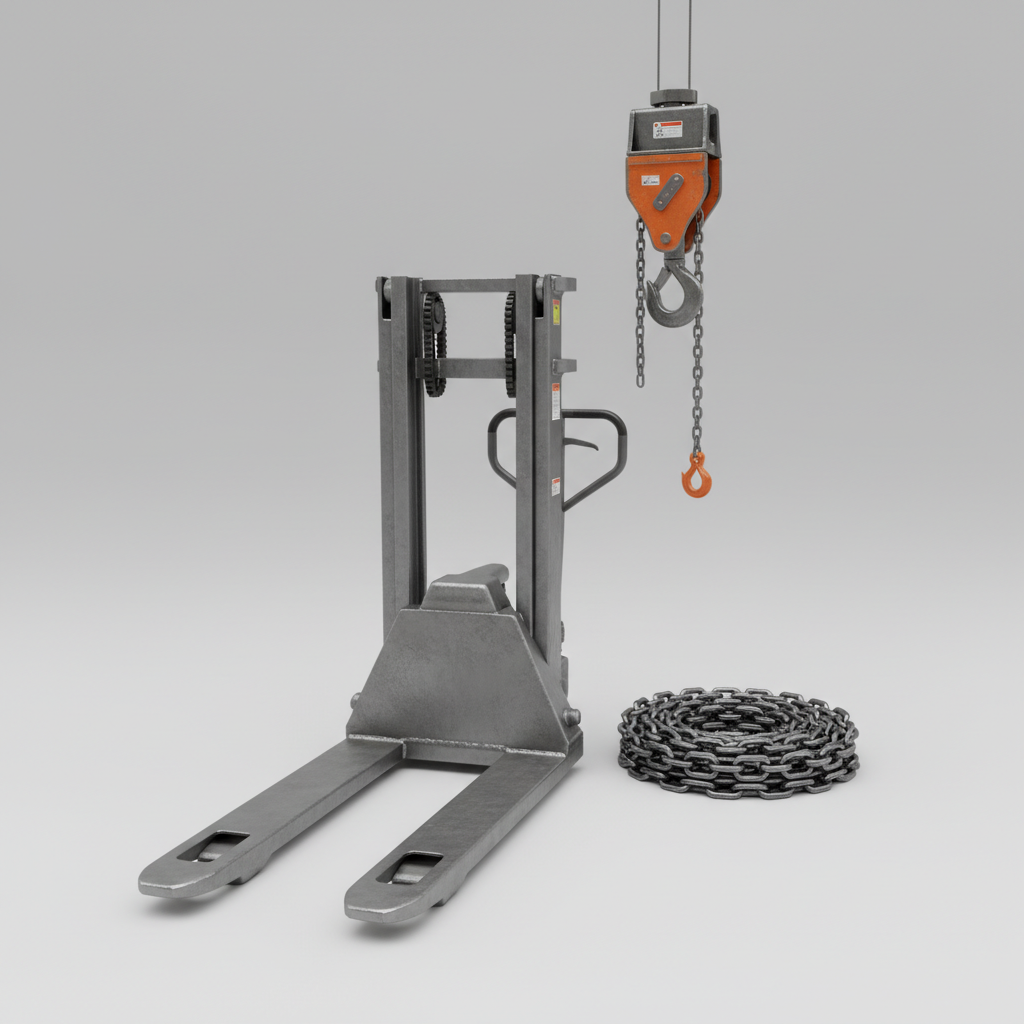 Efficient Material Handling with Mechanical Pallet Truck Guide