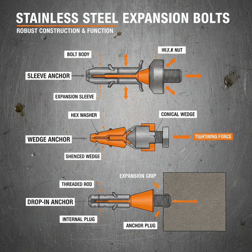 Industrial Guide to High Performance stainless steel expansion bolts