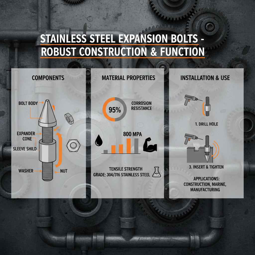 Industrial Guide to High Performance stainless steel expansion bolts