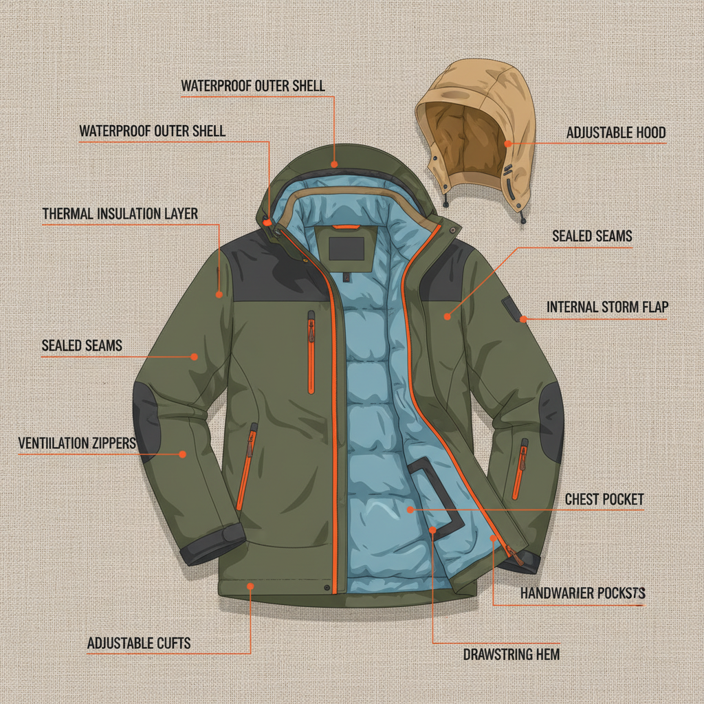 Technical Guide to Choosing the Best mens winter rain jacket