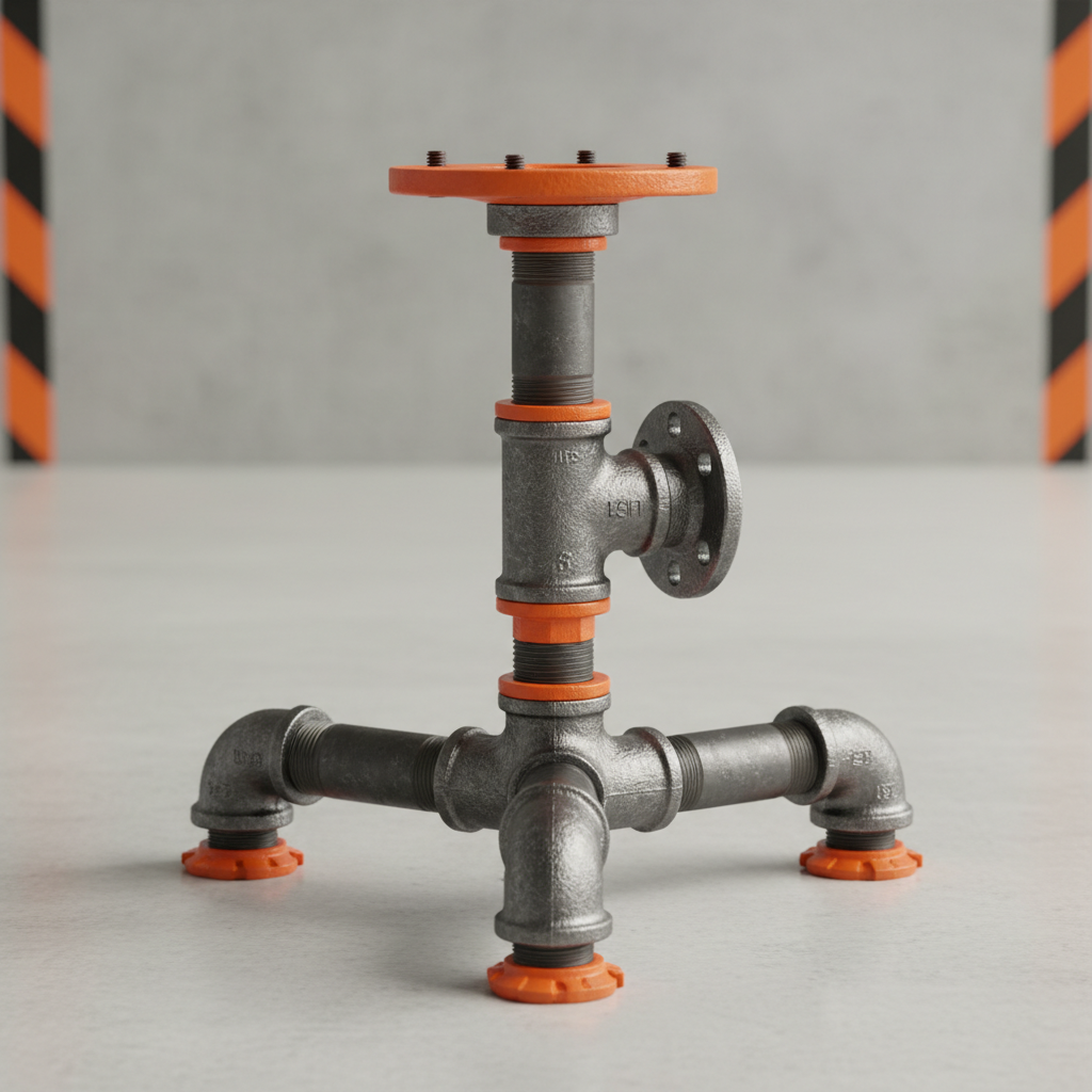 High Quality Wholesale Industrial Pipe Table Leg for Modern Design