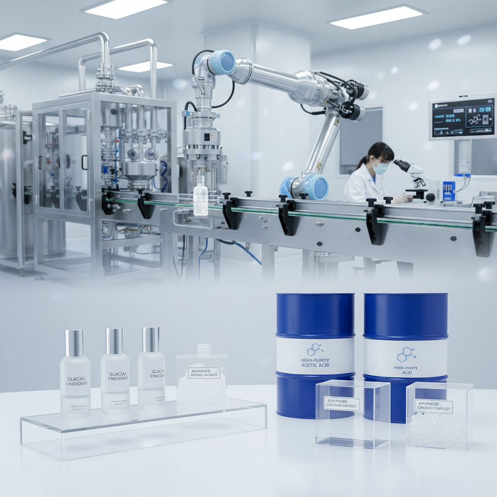 Industrial Applications and Quality of Glacial ch3cooh in Food Science