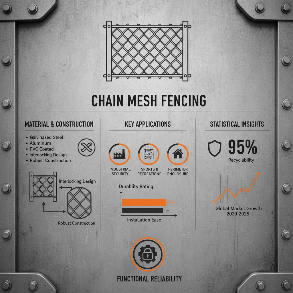 High Quality Durable Chain Mesh Fencing for Security Perimeters