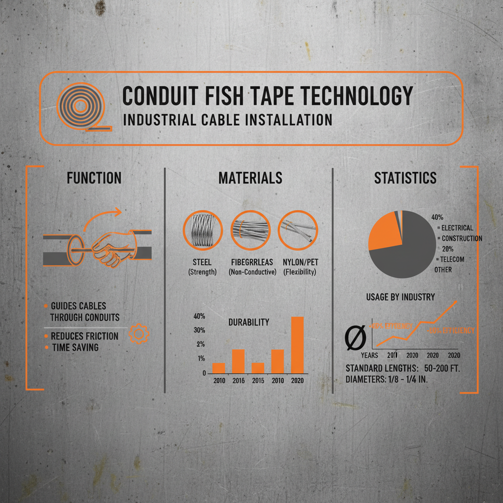 Professional Conduit Fish Tape for Efficient Electrical Wiring