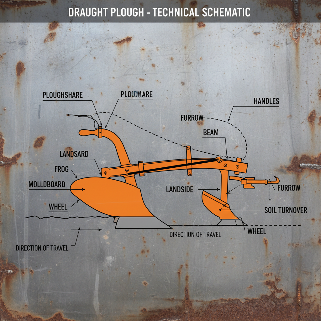 Engineering and Global Application of the draught drawn plough