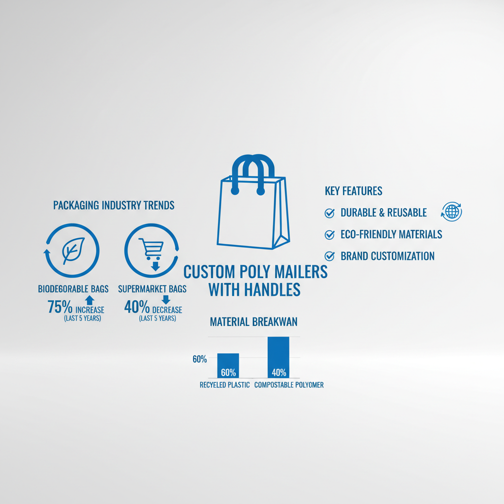 Custom Poly Mailers with Handles for Ecommerce Shipping Solutions