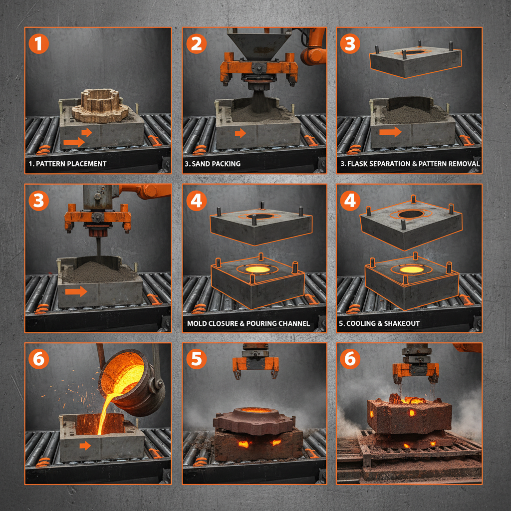 Industrial Guide to Sand Casting Cast Iron Process and Efficiency