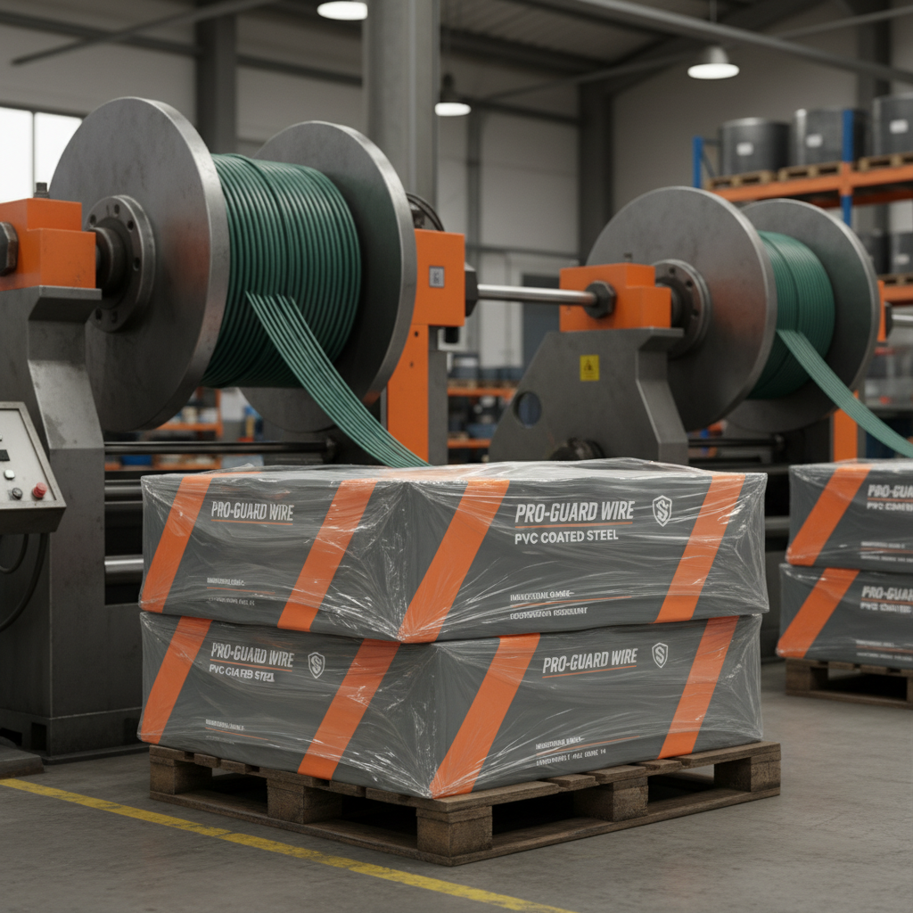 High Strength Durable PVC Coated Steel Wire for Industrial Use