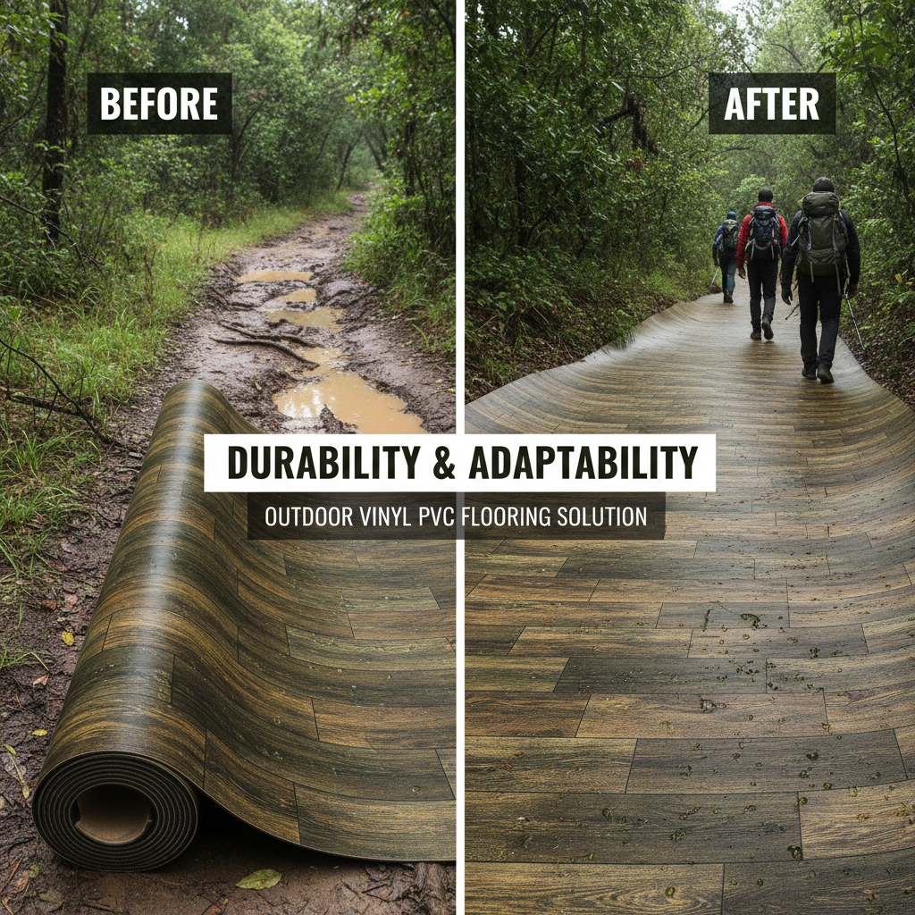 High Performance Vinyl PVC Flooring Roll for Industrial Use