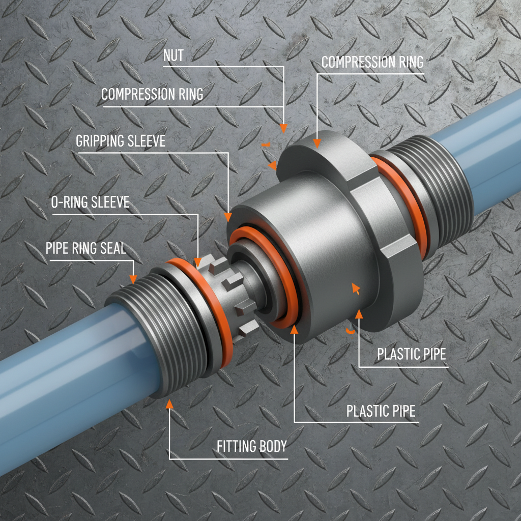Efficient Guide to using compression fitting on plastic pipe