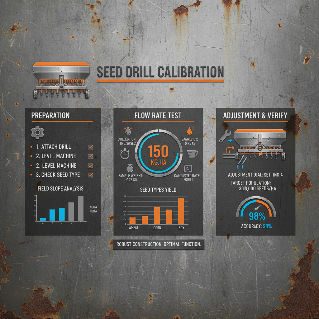 Guide to Precision Farming by Calibrating Seed Drill Equipment