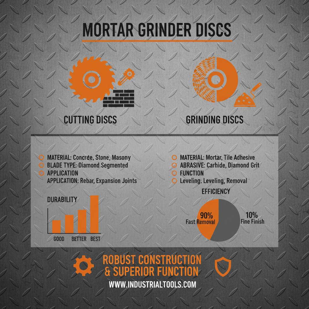 High Performance Mortar Grinder Disc for Concrete Surface Preparation