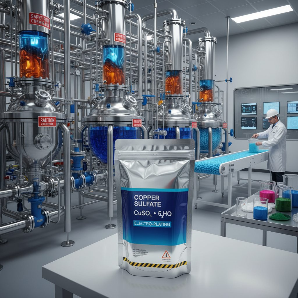High Purity Copper Sulfate for Plating in Industrial Applications