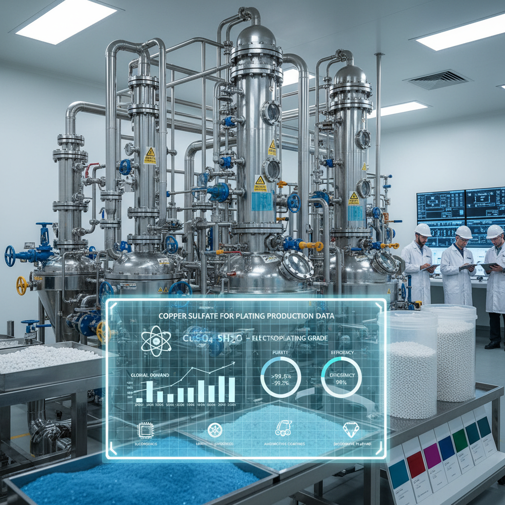 High Purity Copper Sulfate for Plating in Industrial Applications