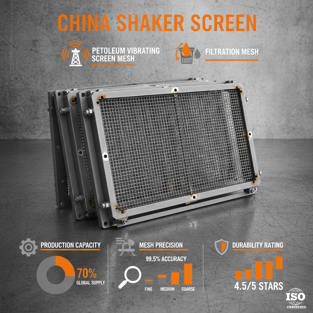 High Performance China Shaker Screen for Oil and Gas Drilling