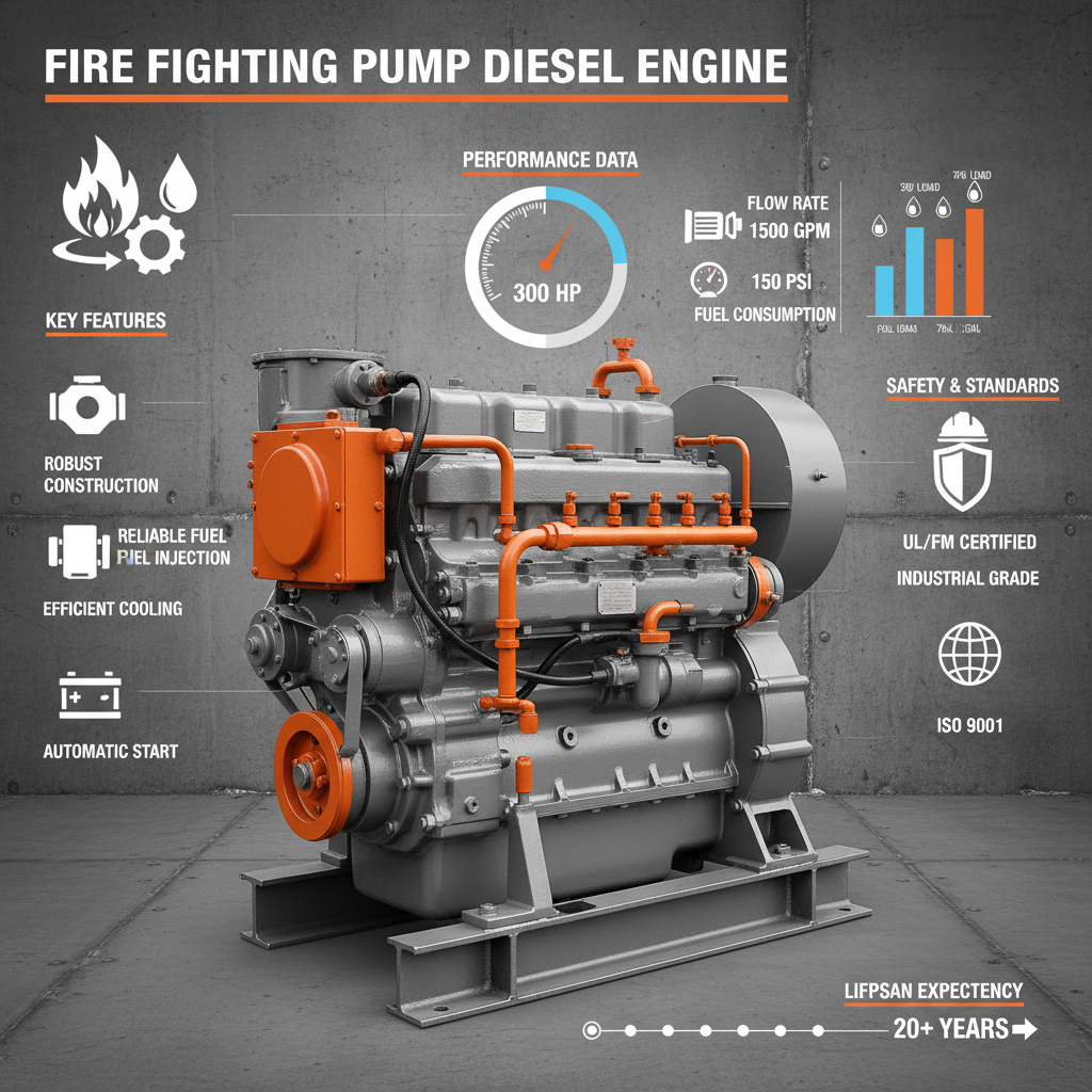 High Performance Diesel Engine for Fire Fighting Pump Solutions