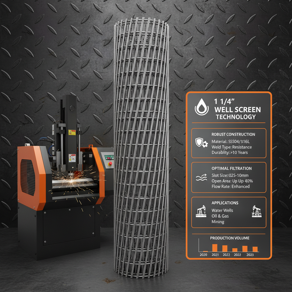 High Performance 1 1 4 well screen for Groundwater Extraction