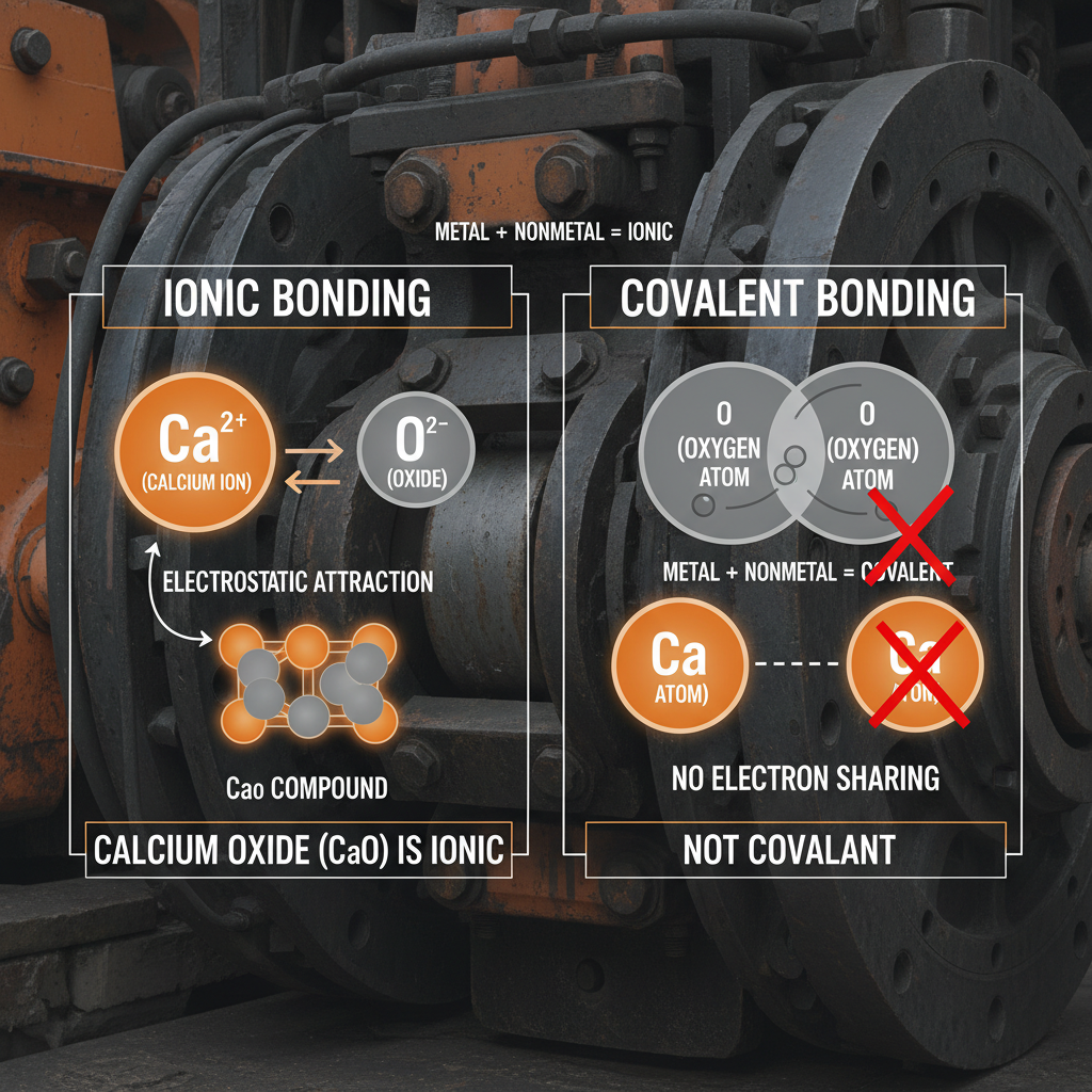 Understanding Whether Calcium Oxide CaO is Ionic or Covalent Bonded