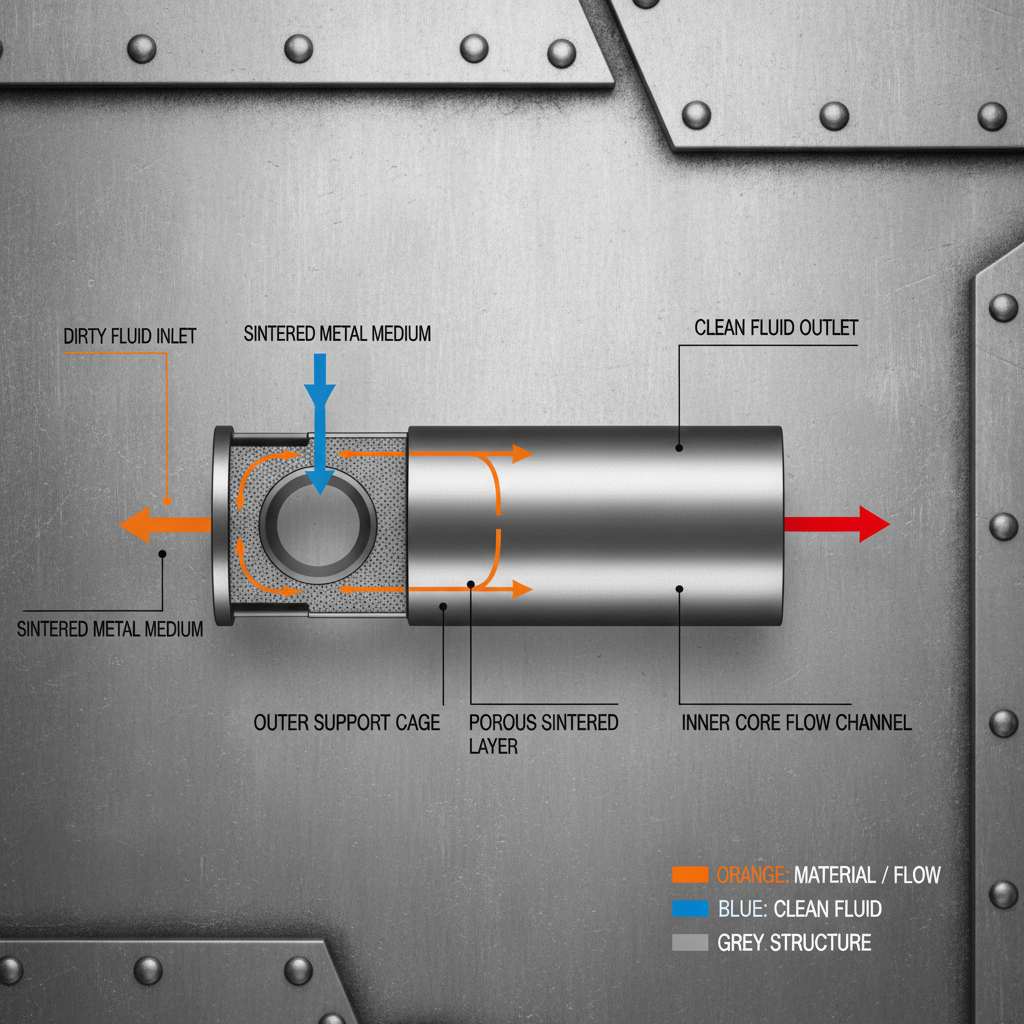 Industrial Sintered Filter Tube for High Precision Filtration