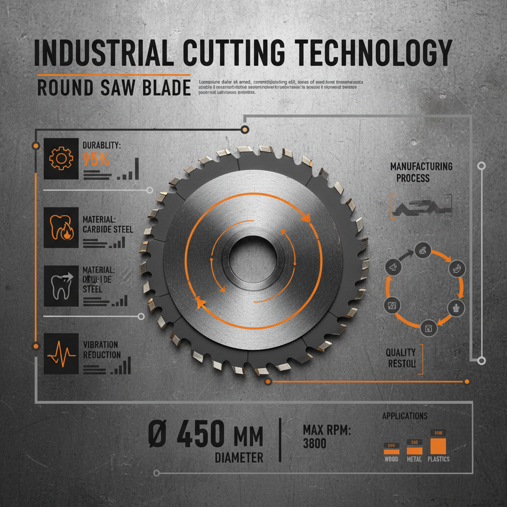 High Performance Round Saw Blade for Industrial Cutting Solutions