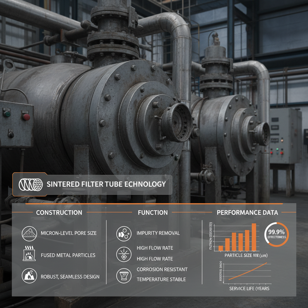 Industrial Sintered Filter Tube for High Precision Filtration