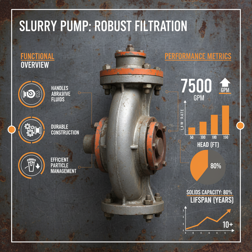 Efficient Industrial Dirty Water Slurry Pump for Heavy Duty Use