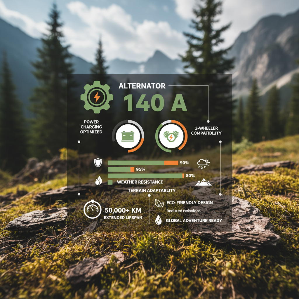 High Performance Alternator 140 a for Heavy Duty Automotive Systems