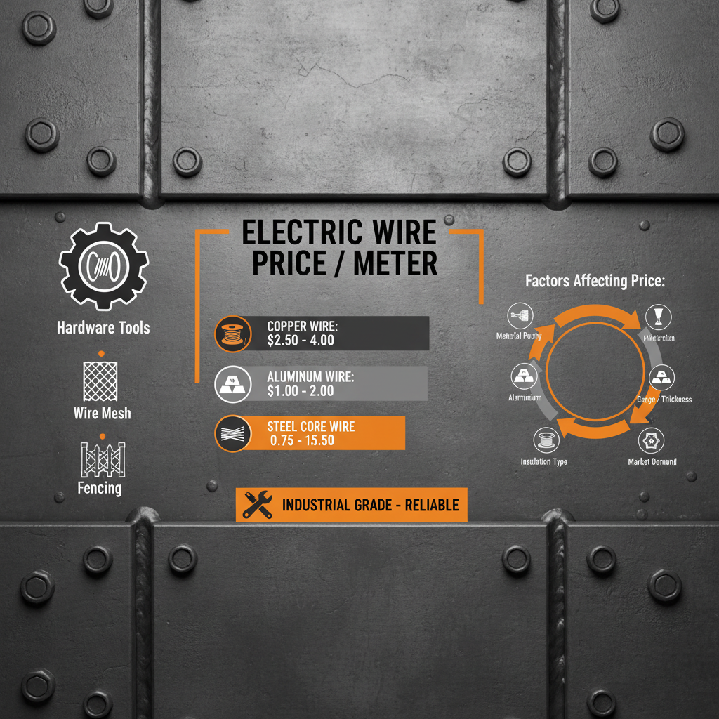Factors Influencing the Electric Wire Price Per Meter Guide