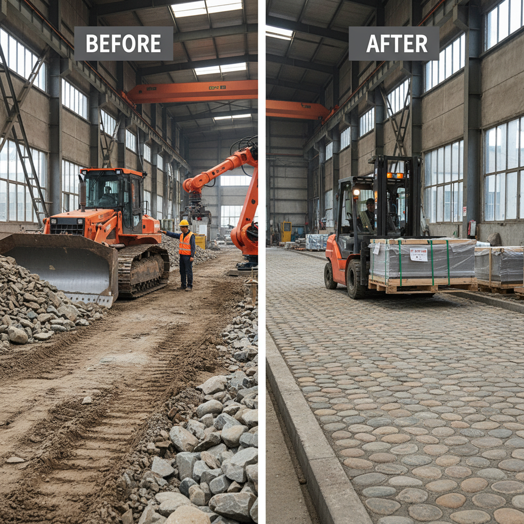 Sustainable Landscape Design with Durable River Stone Pavers