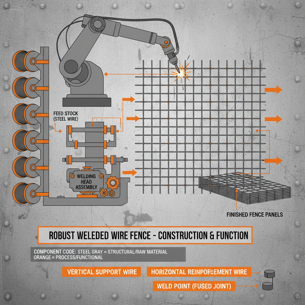 High Security Welding Wire Fence for Industrial Perimeter Protection