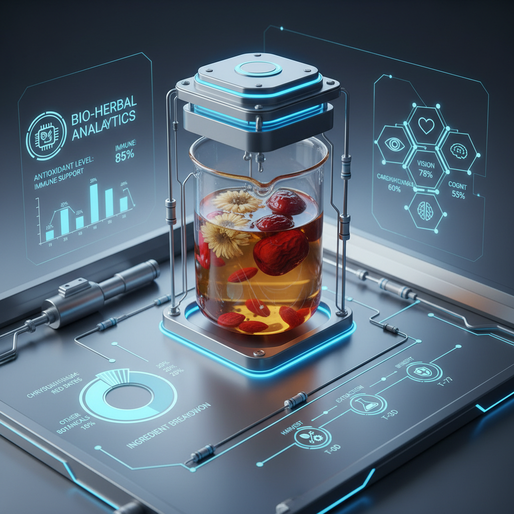 Health Benefits of chrysanthemum tea with red dates and goji berry