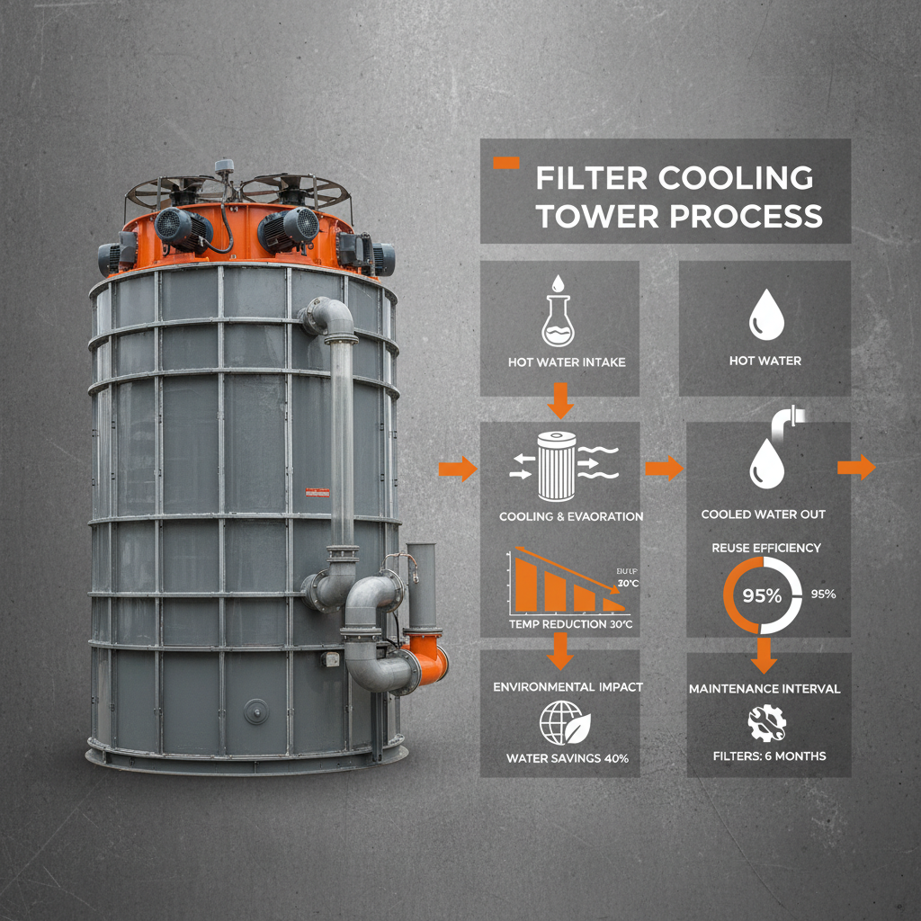 Industrial Filter Cooling Tower for Efficient Thermal Management