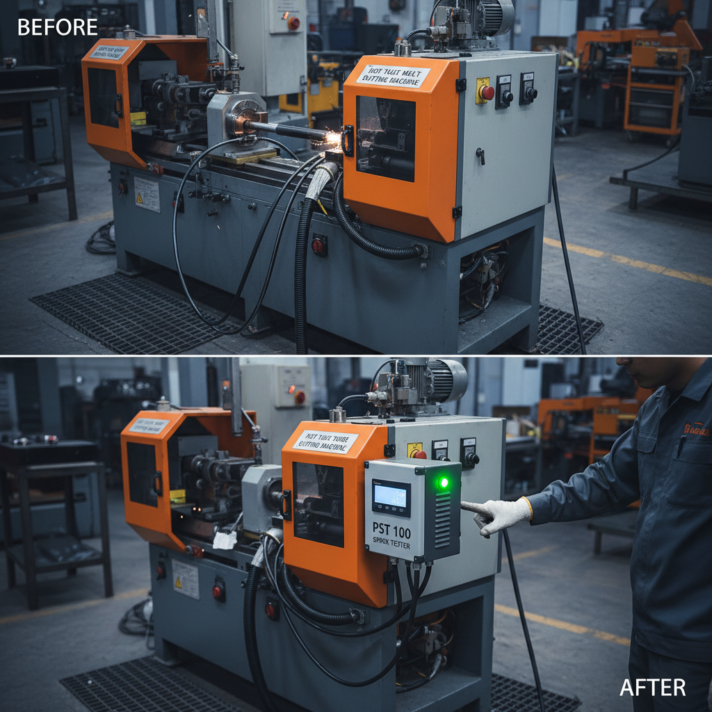 High Voltage Leak Detection Using pst 100 spark tester for Liners