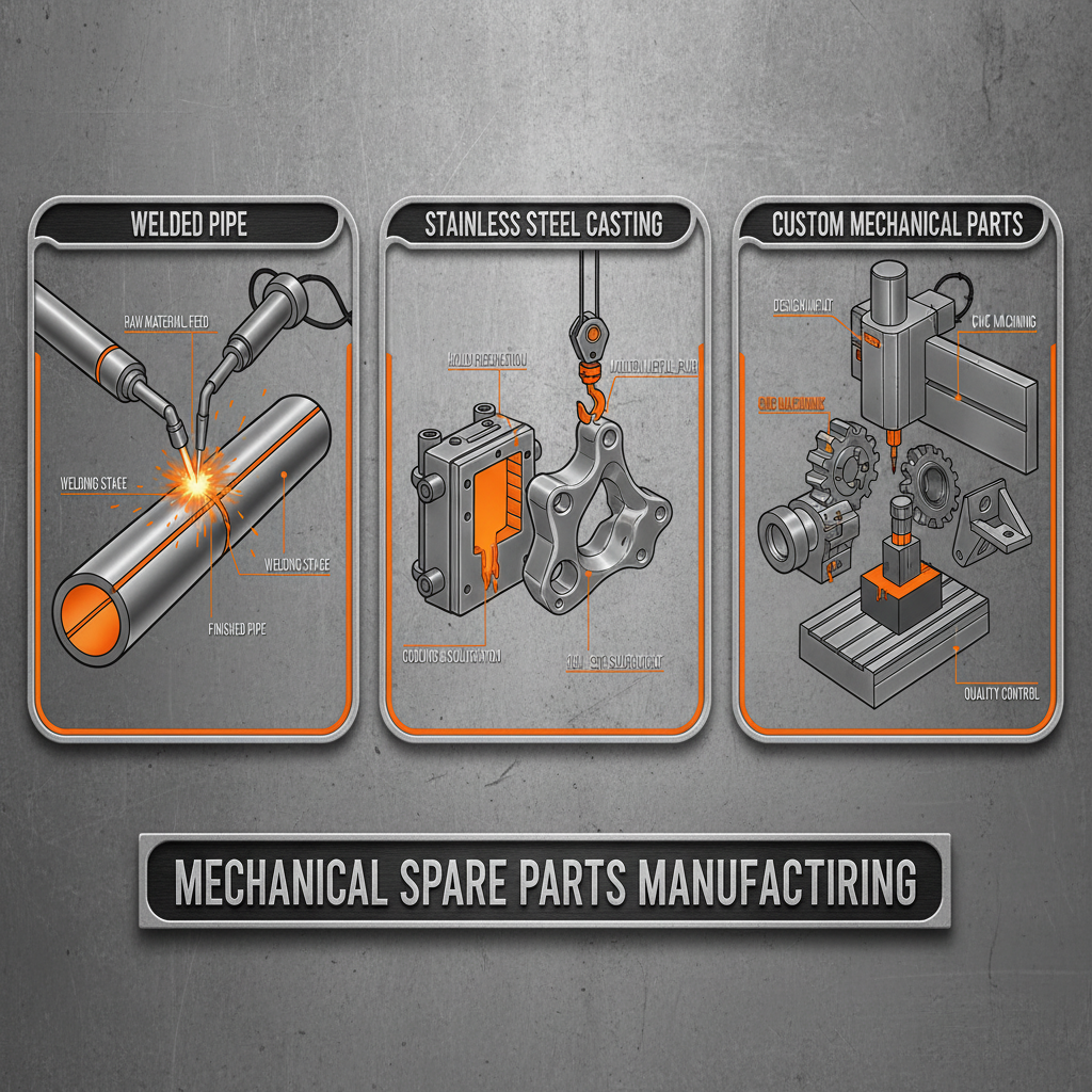 Precision Mechanical Spare Parts Manufacturing for Industrial Use