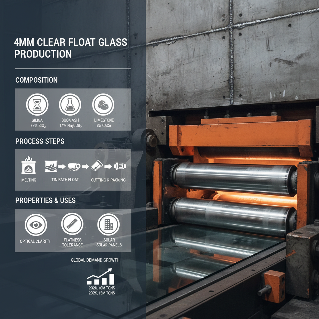 High Quality 4mm Clear Float Glass for Modern Architectural Design