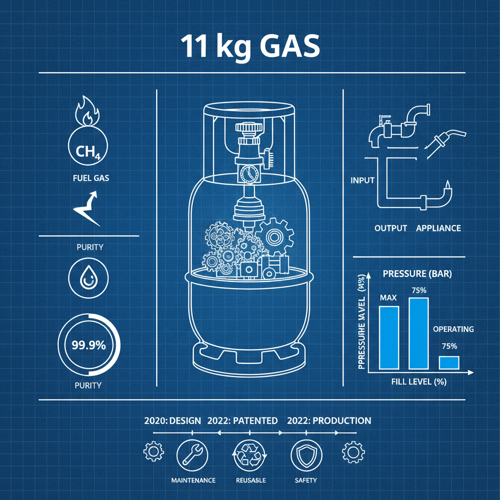 Industrial Applications and Safety of 11kg gas bottle Solutions