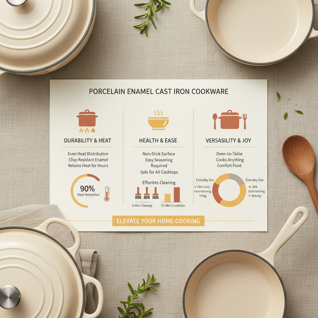 Benefits and Guide to Porcelain Enamel Cast Iron Cookware