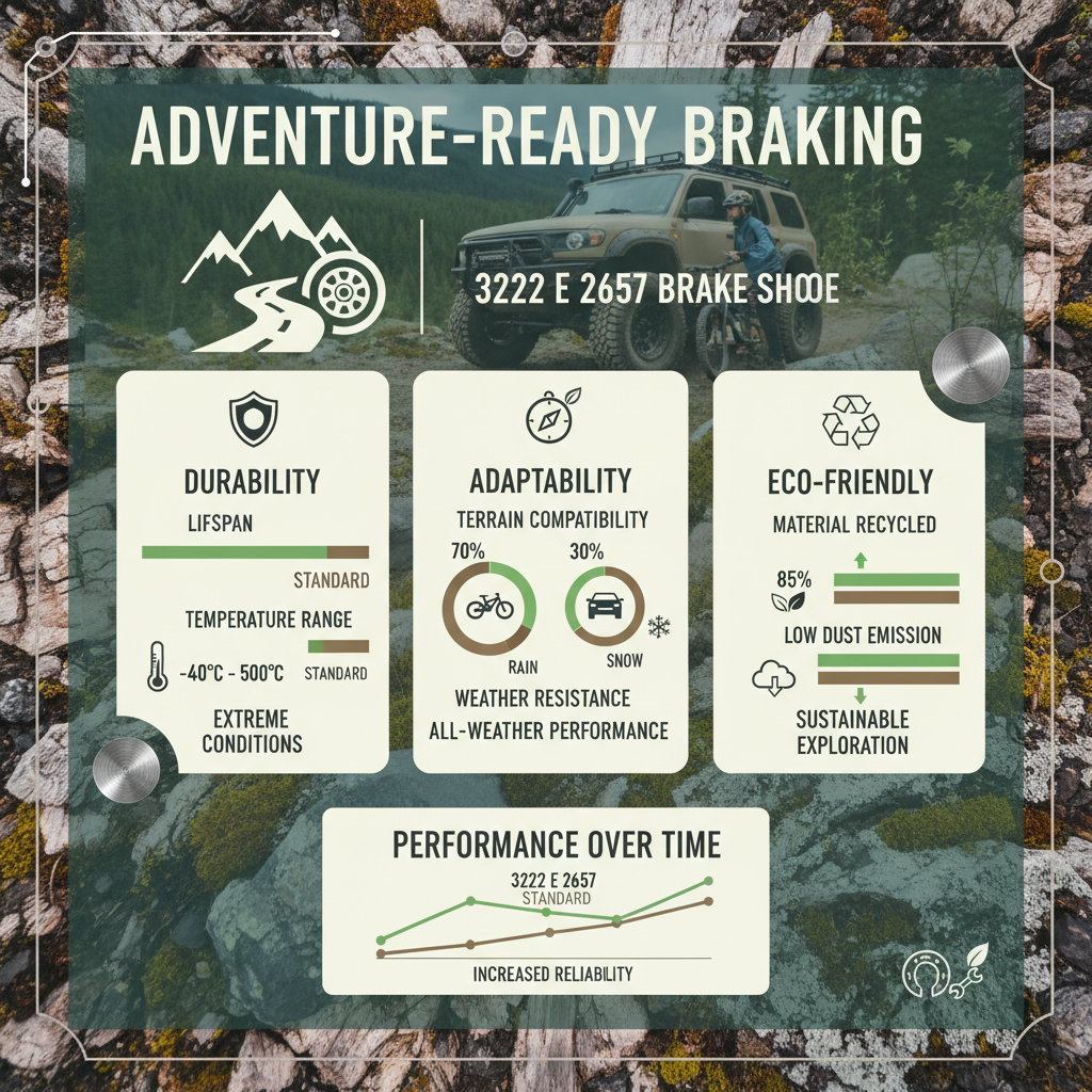 3222 e 2657 brake shoe