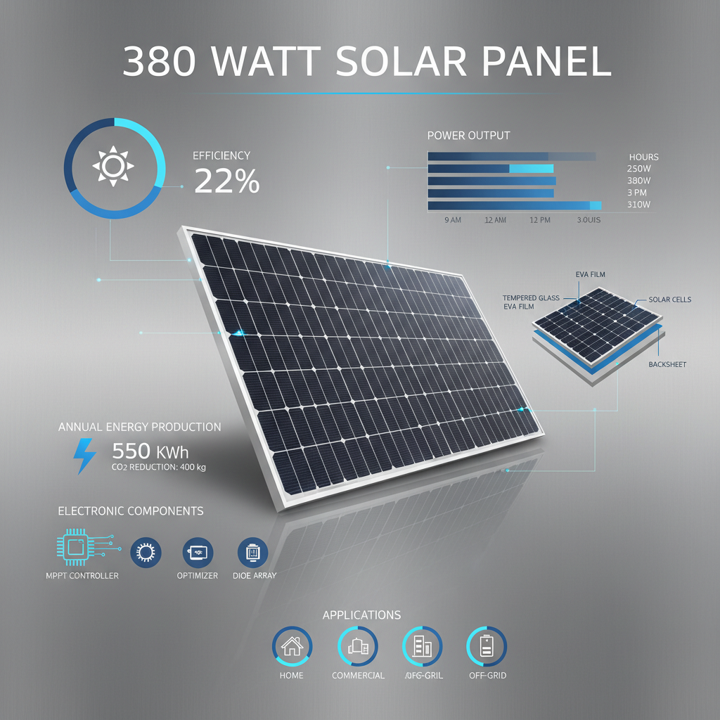 380 watt solar panel