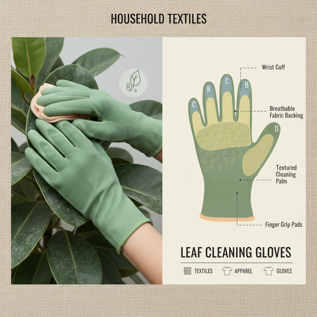 leaf cleaning gloves