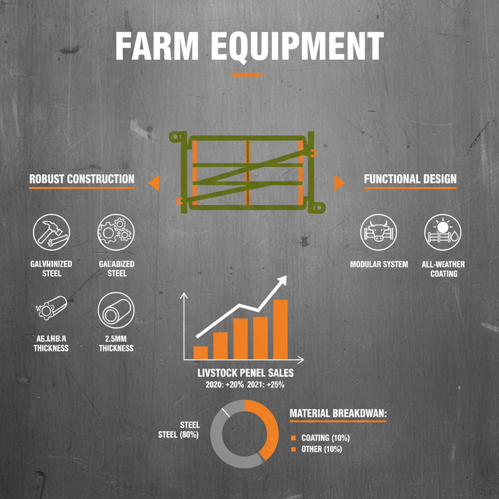 green livestock panels