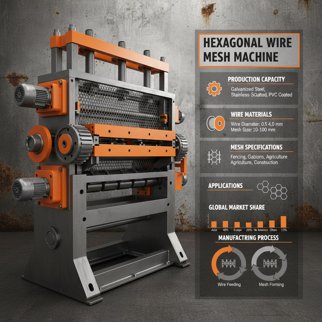 hexagonal wire mesh machine