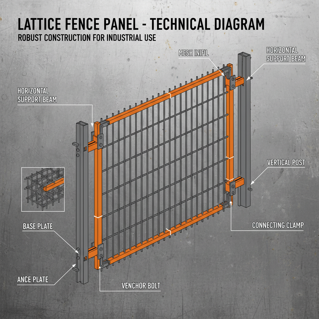 Lattice Fence Panel