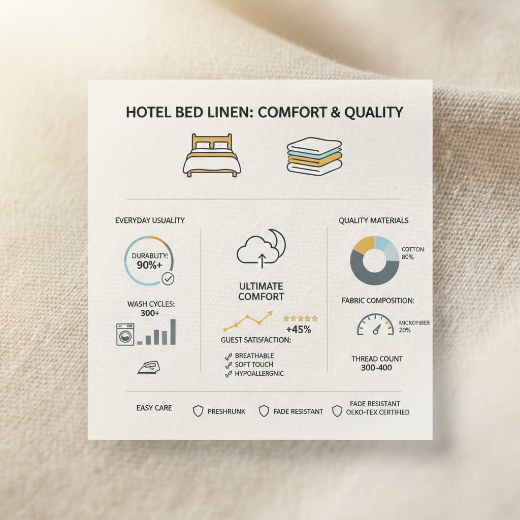 white hotel bed linen