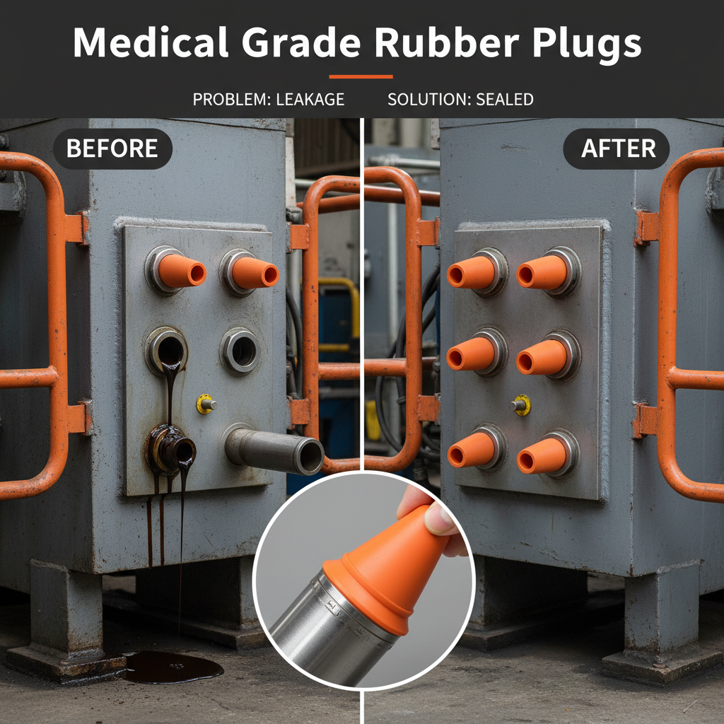 Medical Grade Rubber Plugs