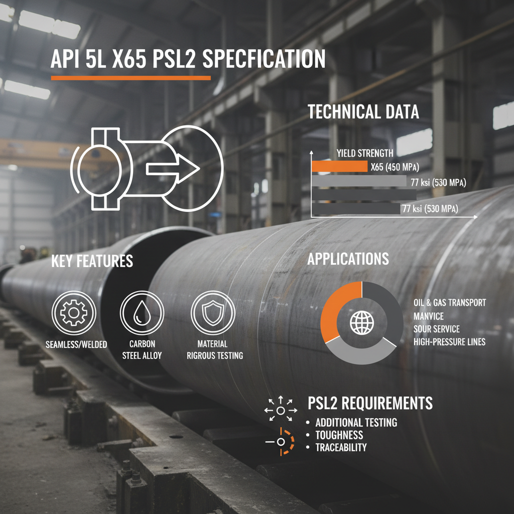 api 5l x65 psl2 specification
