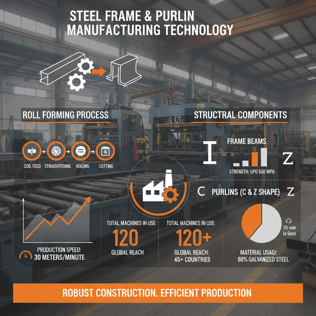 steel frame & purlin machines